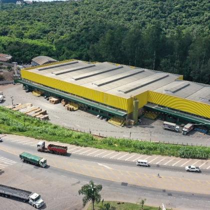 Centro de distribuição da Bramarlog em Sabará, que atende Belo Horizonte