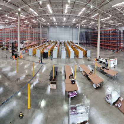 Centro de distribuição da Bramarlog em Hidrolândia, que atende Goiânia