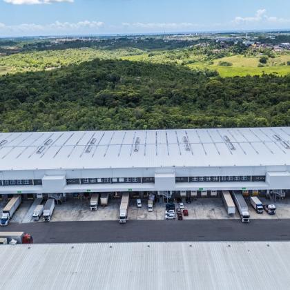 Centro de distribuição da Bramarlog em Simões Filho, que atende Salvador